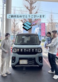 スペーシアギアご納車させて頂きました